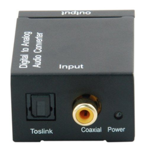 Digital Optical/Coaxial to Analogue L/R RCA  Audio Converter